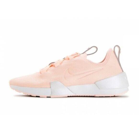 Nike Women's Ashin Modern LX Sneakers Size 7 Peach & White Leather